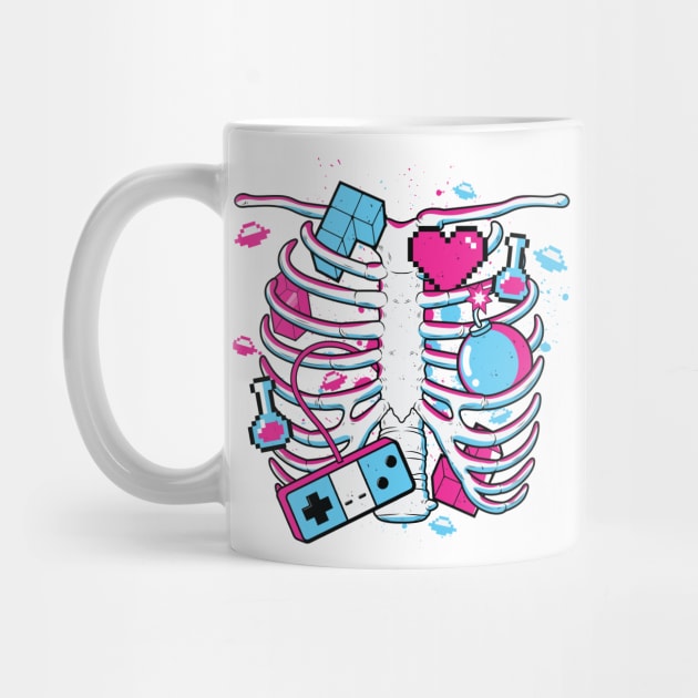 8-Bit Ribcage by GoshWow®